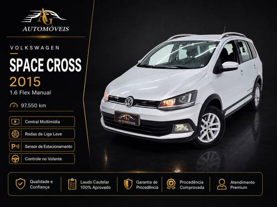 VOLKSWAGEN SPACE CROSS 1.6 MSI 16V FLEX 4P MANUAL VOLKSWAGEN SPACE CROSS 1.6 MSI 16V FLEX 4P MANUAL